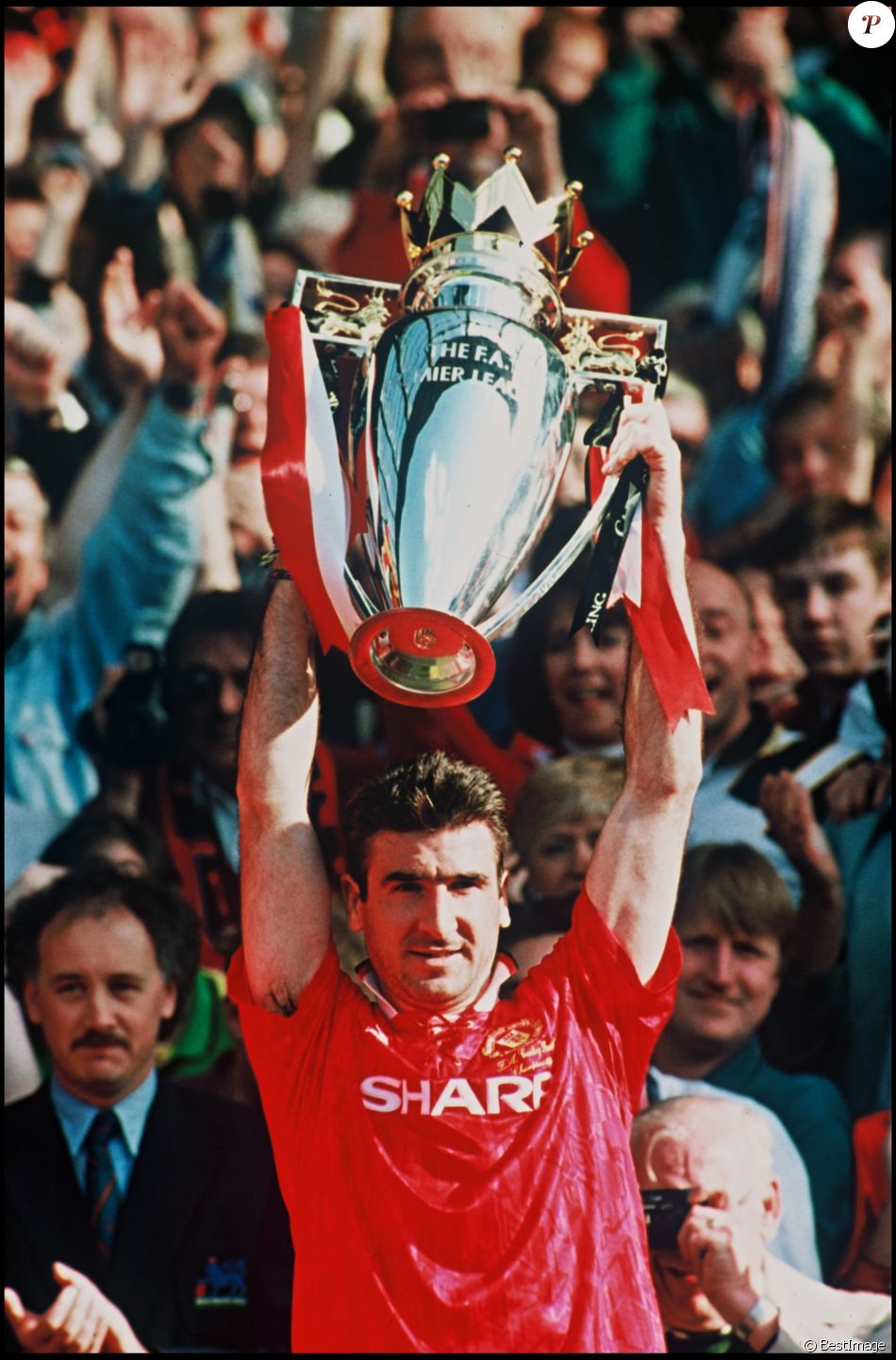 Carte Collection Eric Cantona Manchester United Premier League Gold 1996 – Vintage