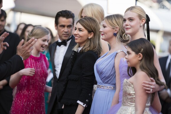 Elle Fanning, Kirsten Dunst, Colin Farrell, Nicole Kidman, Sofia Coppola, Angousie Rice, Addison Riecke - Montée des marches du film "Les Proies" (The Beguiled) lors du 70ème Festival International du Film de Cannes. Le 24 mai 2017. © Borde-Jacovides-Moreau/Bestimage