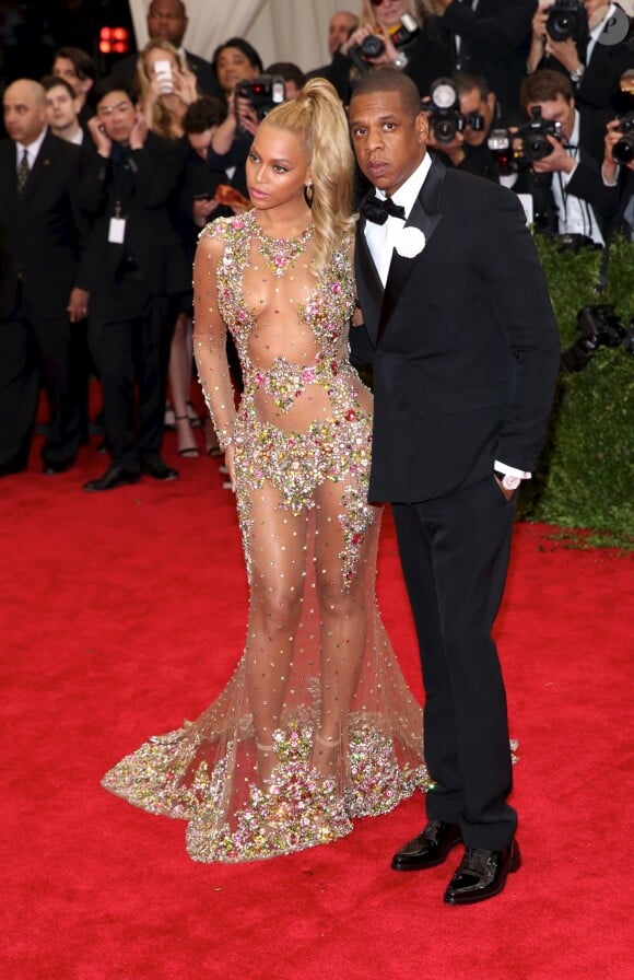 Beyonce, Jay-Z - Soirée Costume Institute Gala 2015 (Met Ball) au Metropolitan Museum, célébrant l'ouverture de Chine: à travers le miroir à New York. Le 4 mai 2015.