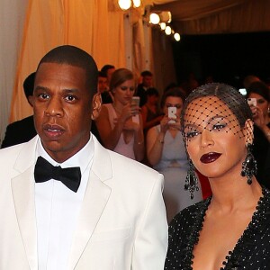 Jay-Z et sa femme Beyonce Knowles - Soirée du Met Ball / Costume Institute Gala 2014: "Charles James: Beyond Fashion" à New York le 5 mai 2014.