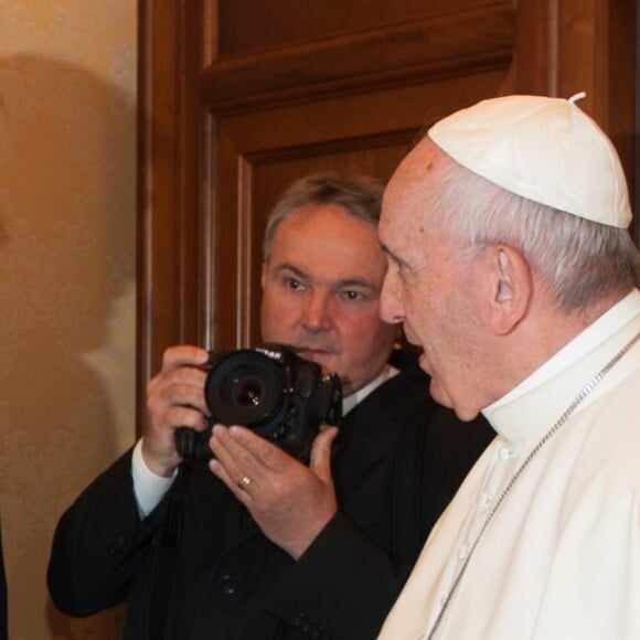 Le Pape François rencontre Donald Trump et sa femme Melania au Vatican, le 24 mai 2017