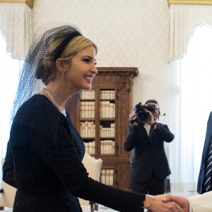 Le Pape François rencontre Ivanka Trump au Vatican, le 24 mai 2017