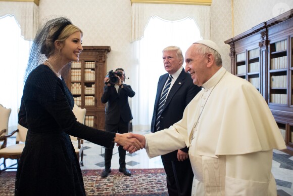 Le Pape François rencontre Ivanka Trump au Vatican, le 24 mai 2017