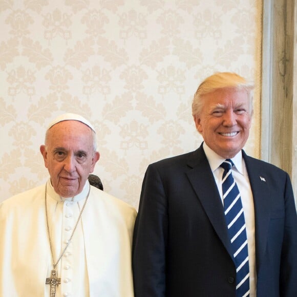 Le Pape François rencontre Donald Trump et sa femme Melania au Vatican, le 24 mai 2017