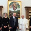 Le Pape François rencontre Donald Trump et sa femme Melania au Vatican, le 24 mai 2017