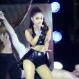 Ariana Grande en concert à la 27ème Pride de New York le 28 juin 2015.