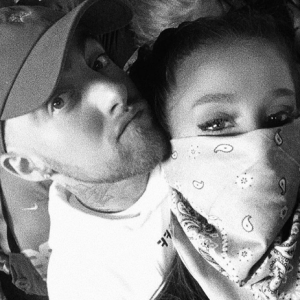 Ariana Grande et son chéri Mac Miller - Photo publiée sur Instagram le 24 avril 2017