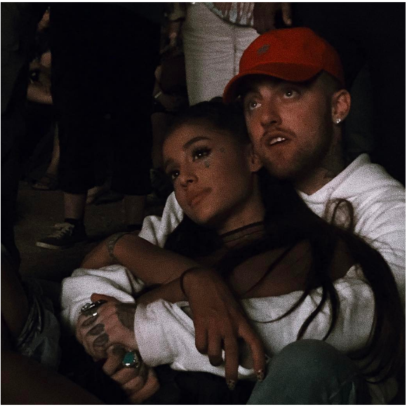 Ariana Grande et son chéri Mac Miller - Photo publiée sur Instagram le 24 avril 2017