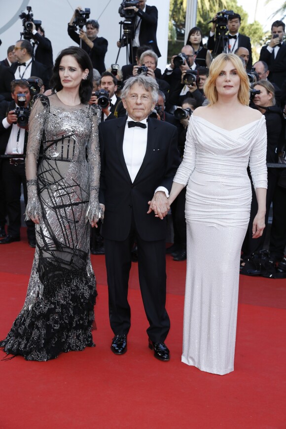 Eva Green, Roman Polanski, sa femme Emmanuelle Seigner - Montée des marches du film "D'Après une Histoire Vraie" lors du 70e Festival International du Film de Cannes. Le 27 mai 2017. © Borde-Jacovides-Moreau/Bestimage