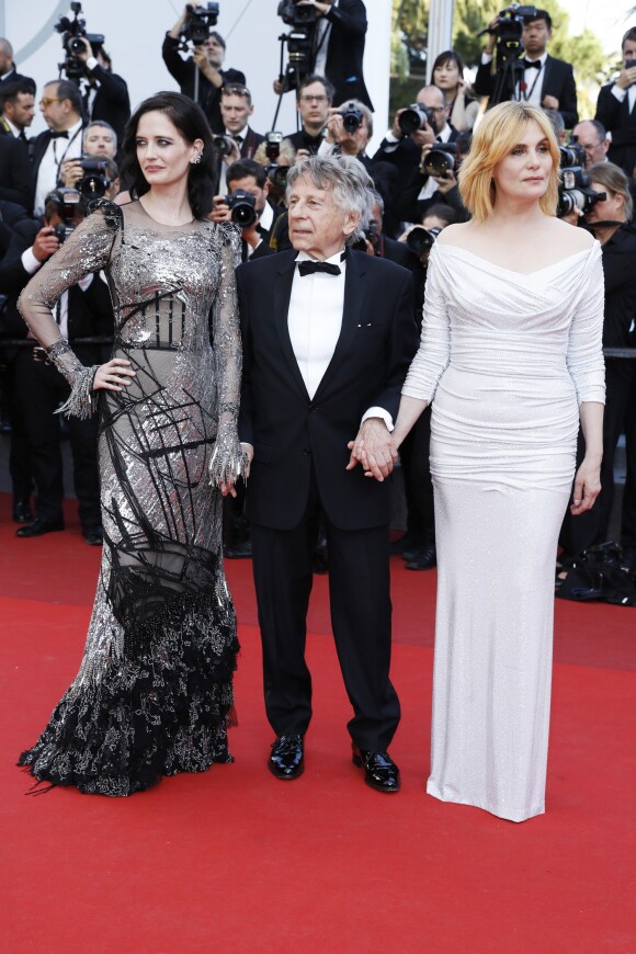 Eva Green, Roman Polanski, sa femme Emmanuelle Seigner - Montée des marches du film "D'Après une Histoire Vraie" lors du 70e Festival International du Film de Cannes. Le 27 mai 2017. © Borde-Jacovides-Moreau/Bestimage
