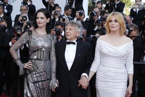 Eva Green, Roman Polanski, sa femme Emmanuelle Seigner - Montée des marches du film "D'Après une Histoire Vraie" lors du 70e Festival International du Film de Cannes. Le 27 mai 2017. © Borde-Jacovides-Moreau/Bestimage