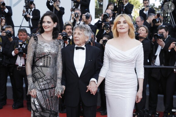 Eva Green, Roman Polanski, sa femme Emmanuelle Seigner - Montée des marches du film "D'Après une Histoire Vraie" lors du 70e Festival International du Film de Cannes. Le 27 mai 2017. © Borde-Jacovides-Moreau/Bestimage