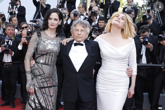 Eva Green, Roman Polanski, sa femme Emmanuelle Seigner - Montée des marches du film "D'Après une Histoire Vraie" lors du 70e Festival International du Film de Cannes. Le 27 mai 2017. © Borde-Jacovides-Moreau/Bestimage