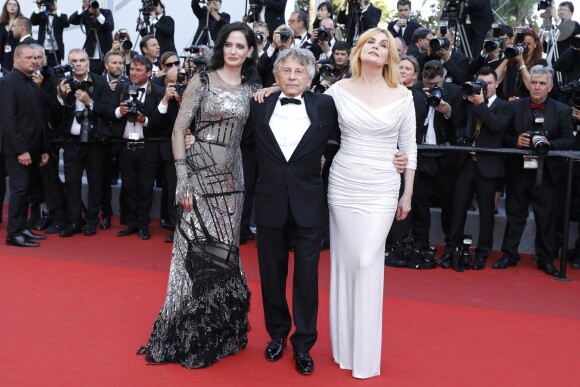 Eva Green, Roman Polanski, sa femme Emmanuelle Seigner - Montée des marches du film "D'Après une Histoire Vraie" lors du 70e Festival International du Film de Cannes. Le 27 mai 2017. © Borde-Jacovides-Moreau/Bestimage