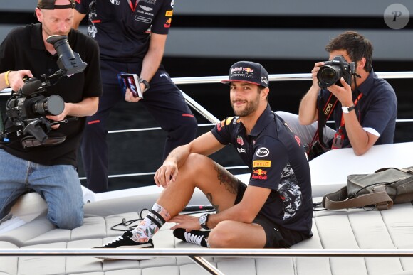 Daniel Ricciardo lors des Tag-Heuer Under Pressure Award à Monaco le 27 mai 2017. Photo by Laurent Zabulon/ABACAPRESS