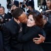 Will Smith et Agnès Jaoui - Montée des marches de la cérémonie de clôture du 70e Festival International du Film de Cannes. Le 28 mai 2017. © Borde-Jacovides-Moreau/Bestimage
