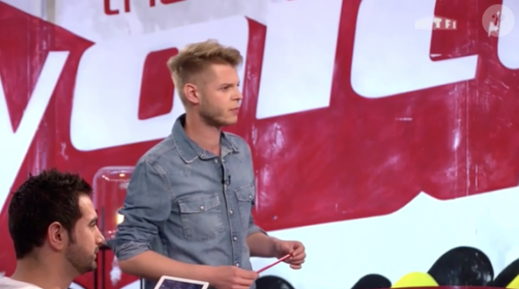 Matthieu dans "The Voice 6" le 3 juin 2017 sur TF1.