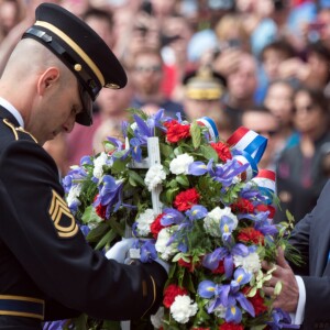 Donal Trump à la cérémonie du Memorial Day à Arlington le 29 mai 2017.