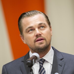 Leonardo DiCaprio - Présentation du documentaire "Before the Flood" au siège de la Nasa à New York le 20 octobre 2016