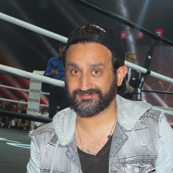 Cyril Hanouna au Palais des Sports de Paris le 2 juin 2017 pour le premier combat de boxe professionnel de Tony Yoka, vainqueur de l'Américain Travis Clarke par arrêt de l'arbitre à la deuxième reprise. © CVS/Bestimage