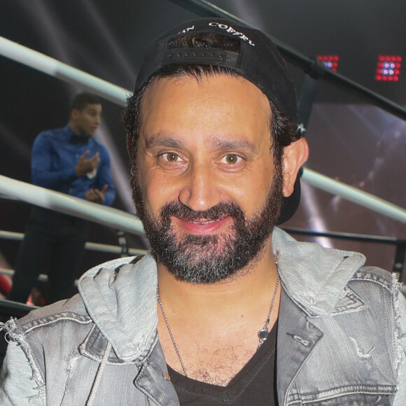 Cyril Hanouna au Palais des Sports de Paris le 2 juin 2017 pour le premier combat de boxe professionnel de Tony Yoka, vainqueur de l'Américain Travis Clarke par arrêt de l'arbitre à la deuxième reprise. © CVS/Bestimage