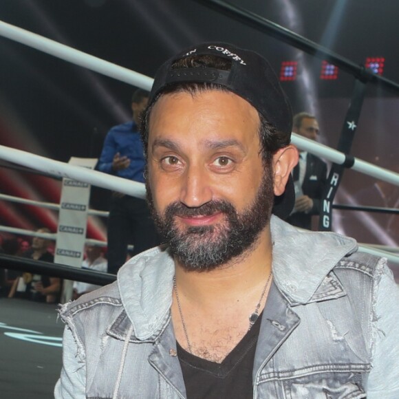 Cyril Hanouna au Palais des Sports de Paris le 2 juin 2017 pour le premier combat de boxe professionnel de Tony Yoka, vainqueur de l'Américain Travis Clarke par arrêt de l'arbitre à la deuxième reprise. © CVS/Bestimage