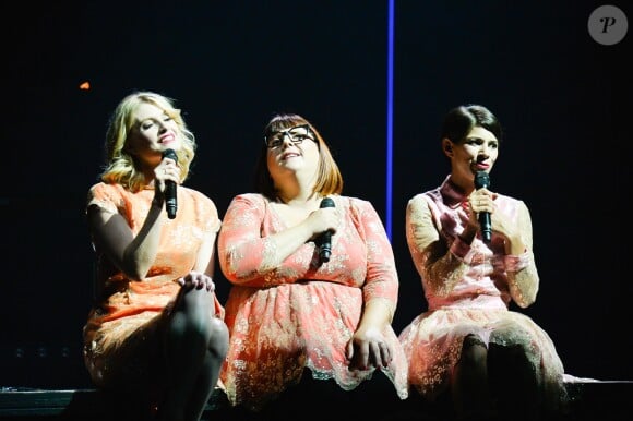 Semi-Exclusif - Les Coquettes (Juliette Faucon, Lola Cés et Marie Facundo) - People au spectacle des "Coquettes" à l'Olympia à Paris, avec en première partie B. Krief et E. Semoun, le 2 juin 2017. © Coadic Guirec/Bestimage
