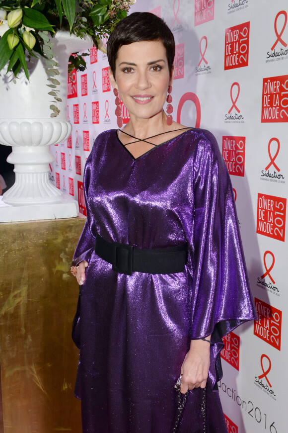 Cristina Cordula - Dîner de la mode 2016 pour le Sidaction au pavillon d'Armenonville à Paris, le 28 janvier 2016. © Rachid Bellak/Bestimage