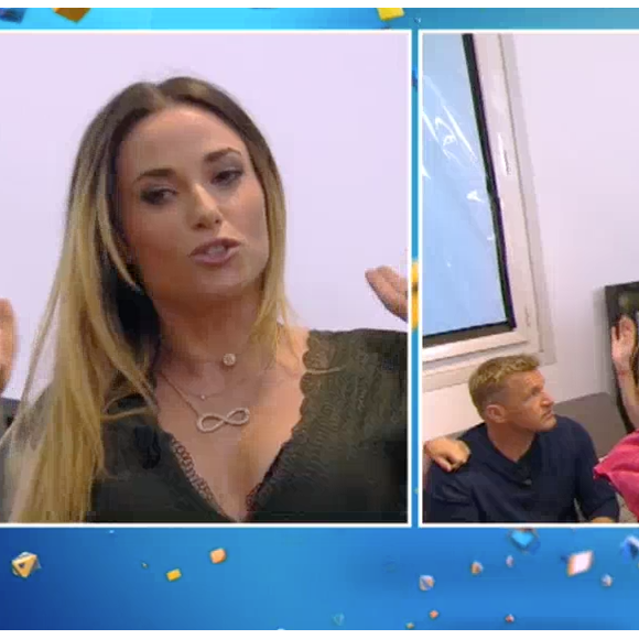 Capucine Anav confesse être en couple avec un "fils de" dans "Touche pas à mon poste" sur C8. Le 6 juin 2017.