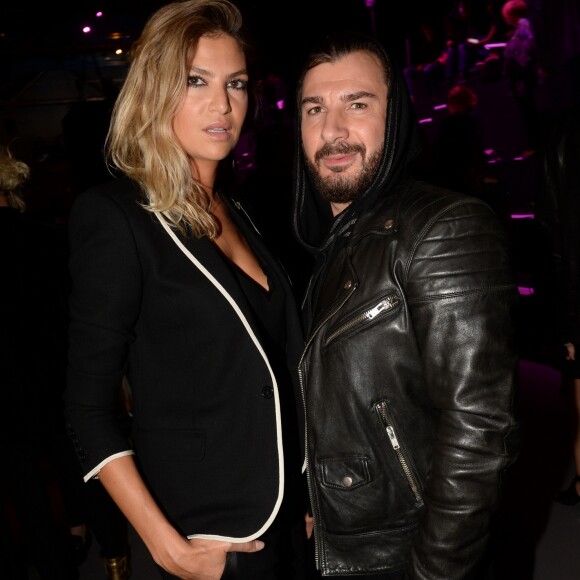 Michaël Youn et sa compagne Isabelle Funaro - Soirée de la 9e édition du "Etam Live Show" (Etam Lingerie) lors de la fashion week à Paris, le 27 septembre 2016. La marque Etam fête ses 100 ans en 2016. © Rachid Bellak/Bestimage