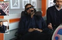 Arnaud Clément fait la sieste à Roland-Garros, séquence diffusée sur France 2 le 7 juin 2017.