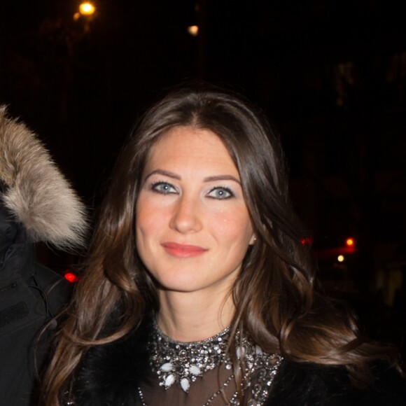 Samy Naceri et sa compagne Marie de Fleurieu à la soirée de la 40e édition "The Best Awards" à l'hôtel Four Seasons George V à Paris, le 27 Janvier 2017.