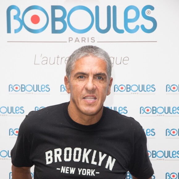 Exclusif - Samy Naceri - People à la soirée de lancement de "BoBoules, l'autre pétanque" à l'Hôtel Napoléon à Paris. Le 7 novembre 2016 © Philippe Doignon / Bestimage