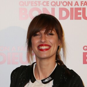 Jennifer Ayache - Avant-première du film "Qu'est-ce qu'on a fait au Bon Dieu?" au Grand Rex à Paris, le 10 avril 2014.