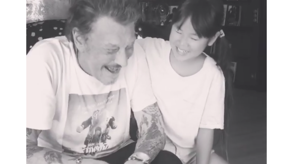 Johnny Hallyday : Fous rires avec Joy avant la tournée... L'adorable vidéo