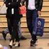 Exclusif - Rafael Nadal va dîner au restaurant de l'hôtel Intercontinental pour son anniversaire (31 ans) avec ses parents Sebastian Nadal et Ana Maria Perera, sa soeur Maria Isabel Nadal et sa compagne Xisca. Paris, le 3 juin 2017.