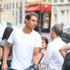 Exclusif - Rafael Nadal à la sortie de son hôtel à Paris, le 29 mai 2017.