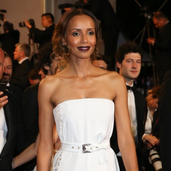 Sonia Rolland (bijoux Montblanc) - Montée des marches du film "Le Redoutable" lors du 70ème Festival International du Film de Cannes. Le 21 mai 2017. © Borde-Jacovides-Moreau/Bestimage