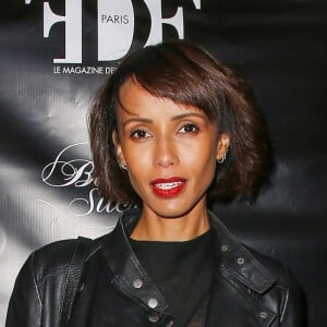 Semi-exclusif - Sonia Rolland lors de la soirée de lancement du numéro 1 de FDF Paris Magazine à l'hôtel particulier Christian Dior à Paris, France, le 21 février 2017. © Marc Ausset-Lacroix/Bestimage