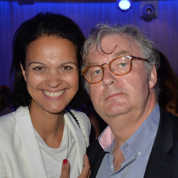 Isabelle Giordano et Dominique Besnehard lors du cocktail organisé pour le lancement de la série "Riviera" à l'Elysées Biarritz. Paris, le 14 juin 2017. © Ramsamy Veeren/Bestimage