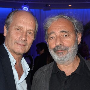 Hippolyte Girardot et Dan Franck lors du cocktail organisé pour le lancement de la série "Riviera" à l'Elysées Biarritz. Paris, le 14 juin 2017. © Ramsamy Veeren/Bestimage