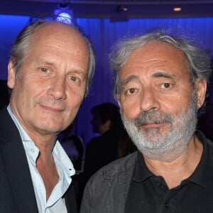 Hippolyte Girardot et Dan Franck lors du cocktail organisé pour le lancement de la série "Riviera" à l'Elysées Biarritz. Paris, le 14 juin 2017. © Ramsamy Veeren/Bestimage