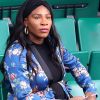 Serena Williams, enceinte, dans les tribunes des internationaux de tennis de Roland Garros à Paris le 2 juin 2017. © Cyril Moreau / Dominique Jacovides / Bestimage