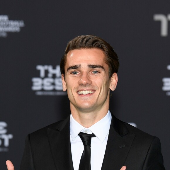 Antoine Griezmann au photocall des FIFA Football Awards à Zurich le 9 janvier 2017.