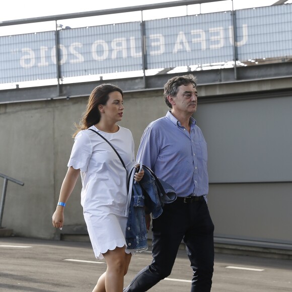 Exclusif-  Erika Choperena (Compagne de Antoine Griezmann) - Arrivées au match de la finale de l'Euro 2016 Portugal-France au Stade de France à Saint-Denis, France, le 10 juin 2016. © Stéphane Allaman/Bestimage