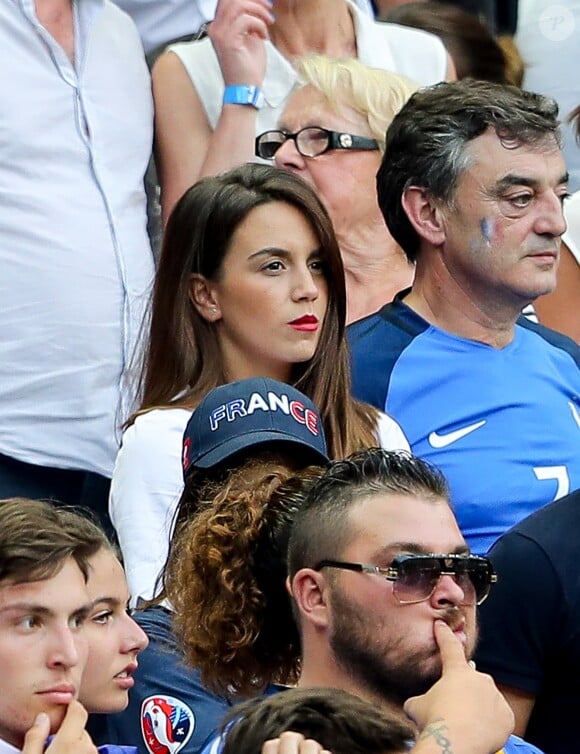 Erika Choperena (Compagne de Antoine Griezmann) lors du match de la finale de l'Euro 2016 Portugal-France au Stade de France à Saint-Denis, France, le 10 juillet 2016. © Cyril Moreau/Bestimage