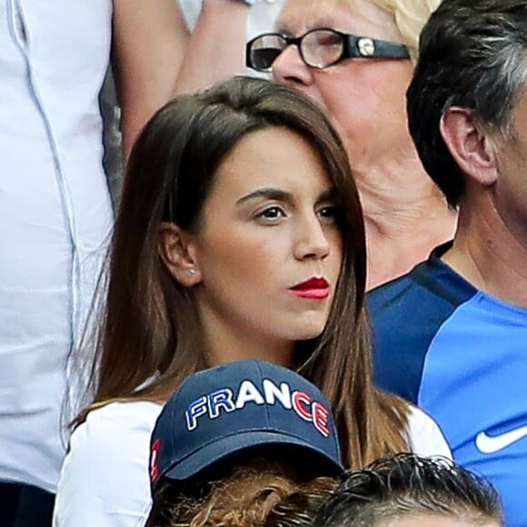 Erika Choperena (Compagne de Antoine Griezmann) lors du match de la finale de l'Euro 2016 Portugal-France au Stade de France à Saint-Denis, France, le 10 juillet 2016. © Cyril Moreau/Bestimage