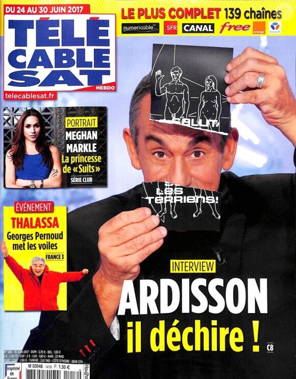 Le numéro du magazine Télé Câble Sat, sorti le 24 juin 2017.