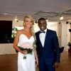 Exclusif - Le footballeur international Rio Mavuba épouse Elodie, sa compagne depuis plus de 10 ans, le 17 Juin 2017 à la Mairie de Cestas. © Patrick Bernard-Thibaud Moritz/ Bestimage