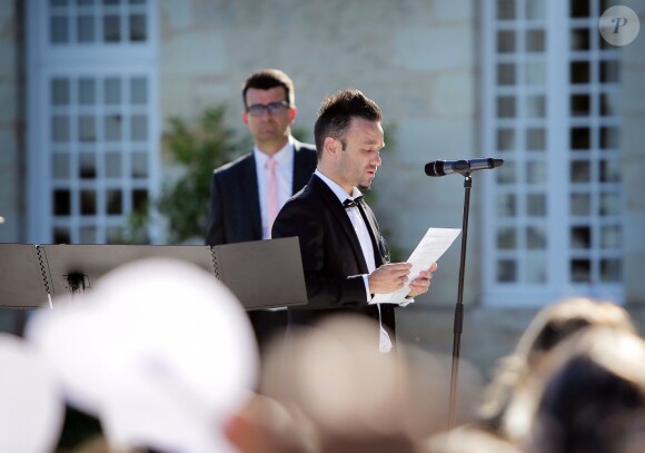 Exclusif - Mathieu Valbuena - Le footballeur international Rio Mavuba épouse Elodie, sa compagne depuis plus de 10 ans, le 17 Juin 2017, près de Bordeaux © Patrick Bernard-Thibaud Moritz/ Bestimage